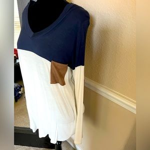 Cute V neck tunic
